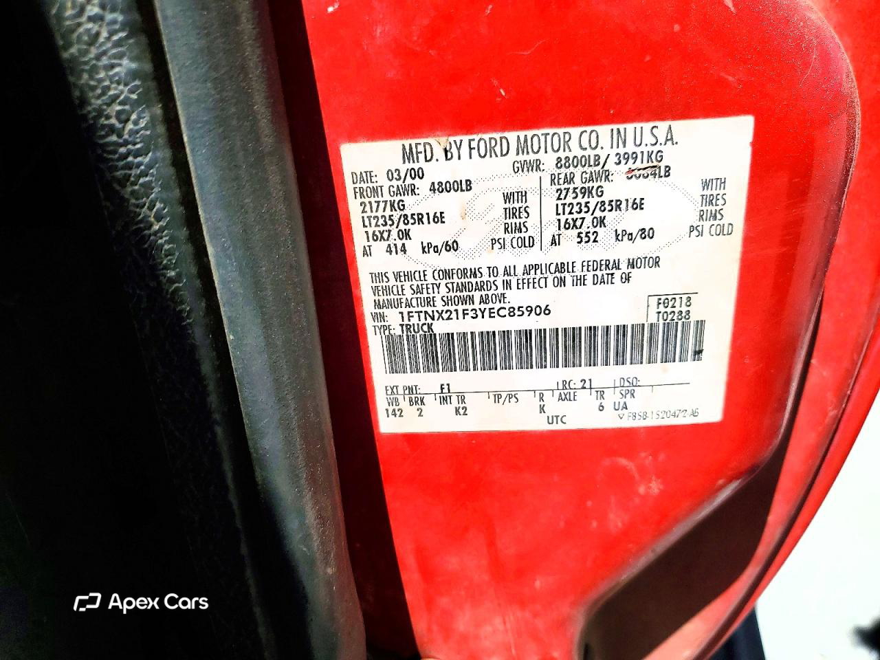 Ford F250 2000