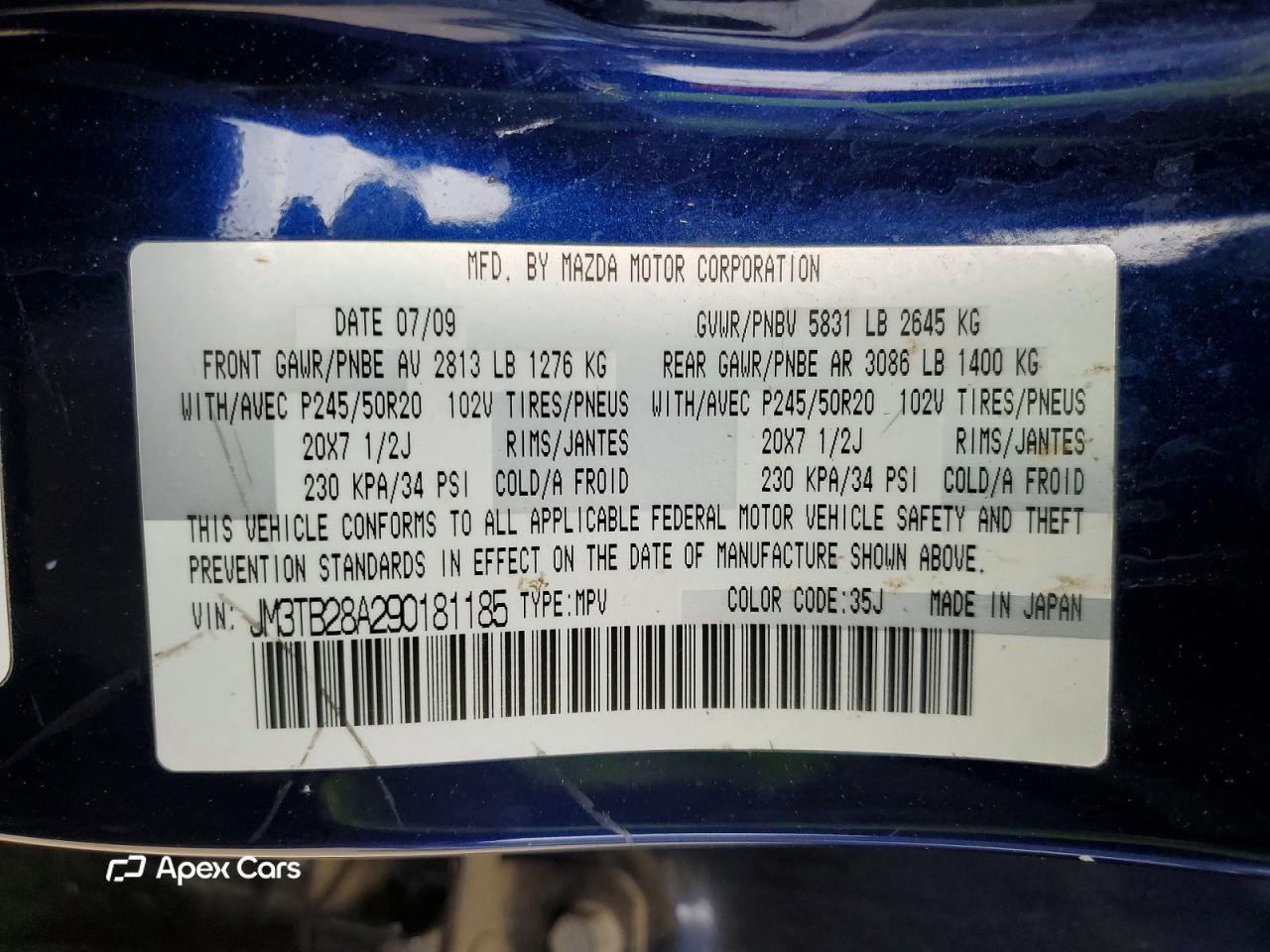 Mazda CX-9 2009