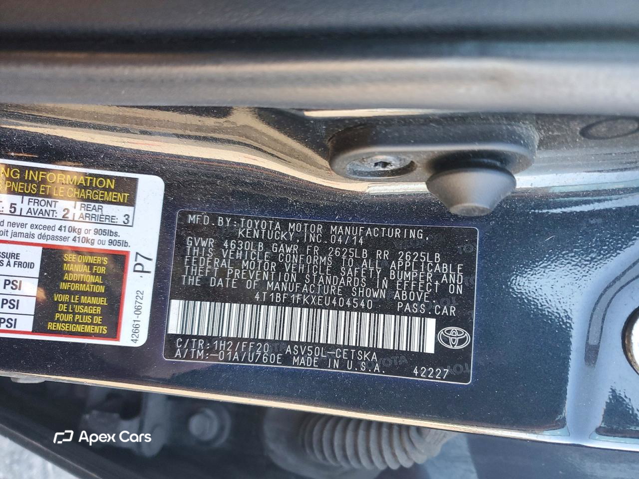 Toyota Camry 2014