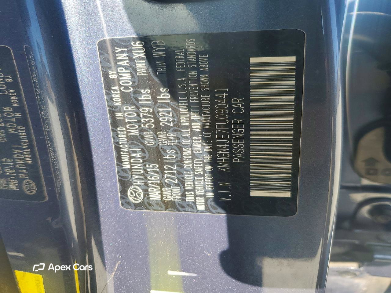 Hyundai Genesis 2015