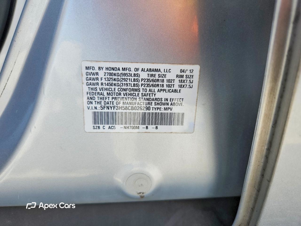 Honda Pilot 2012