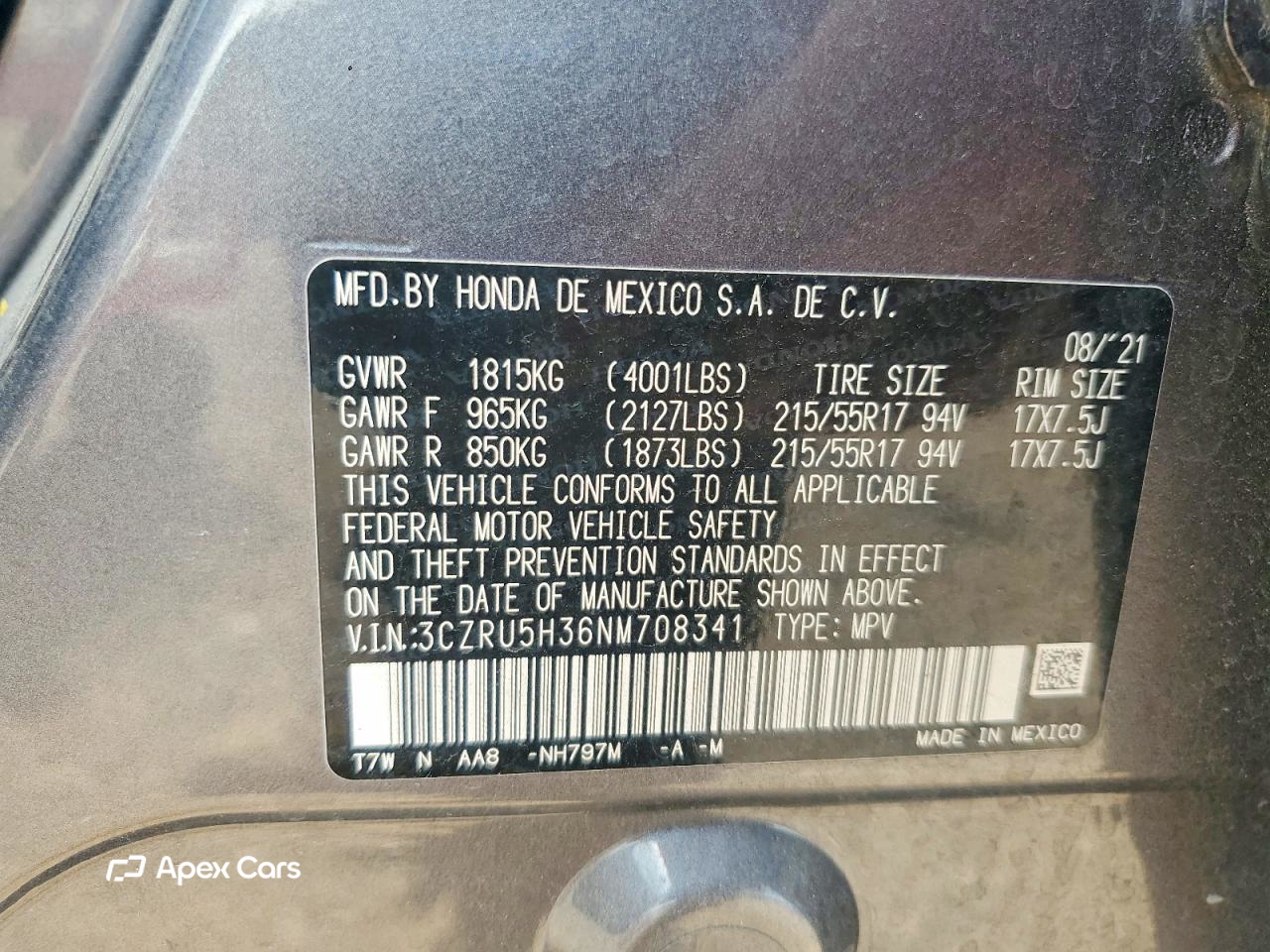 Honda HR-V 2022