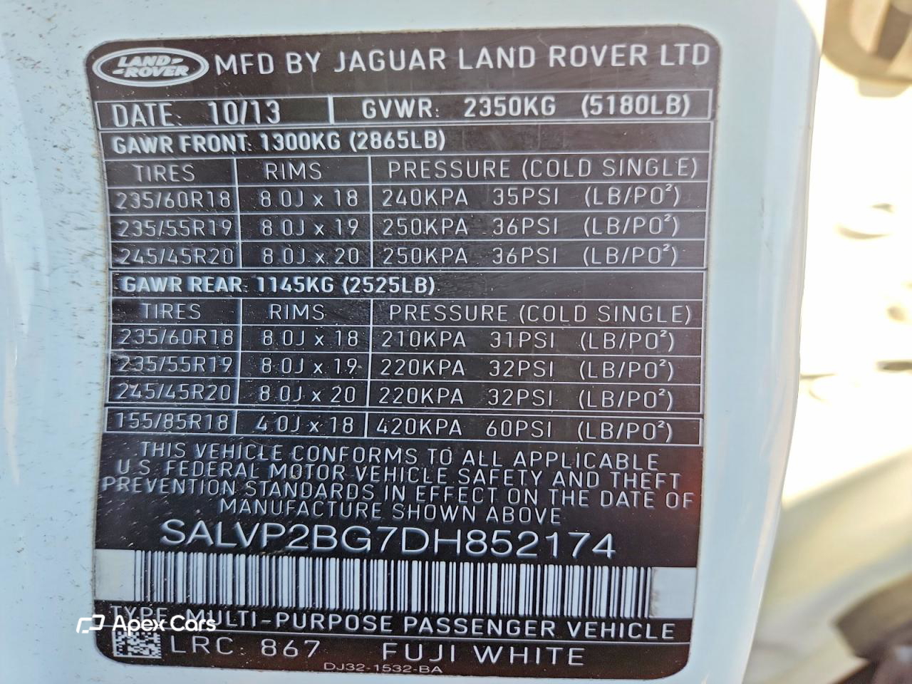 Land Rover Range Rover 2013