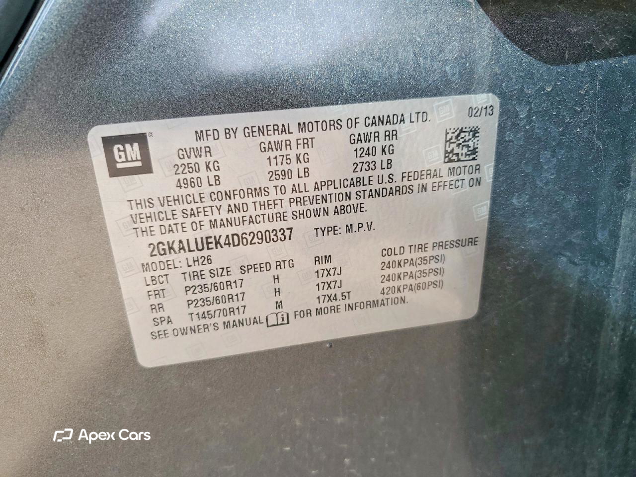 GMC Terrain 2013