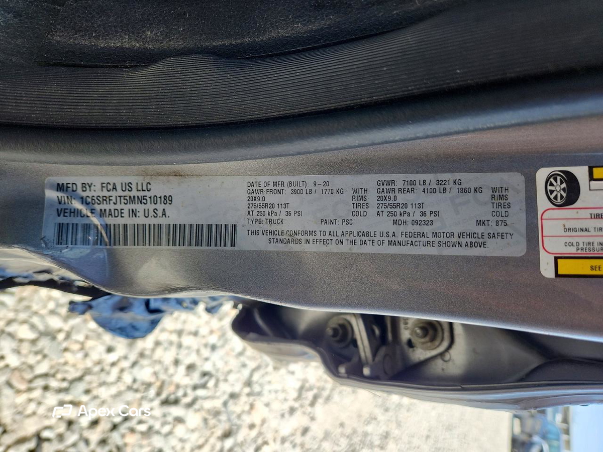 RAM 1500 2021