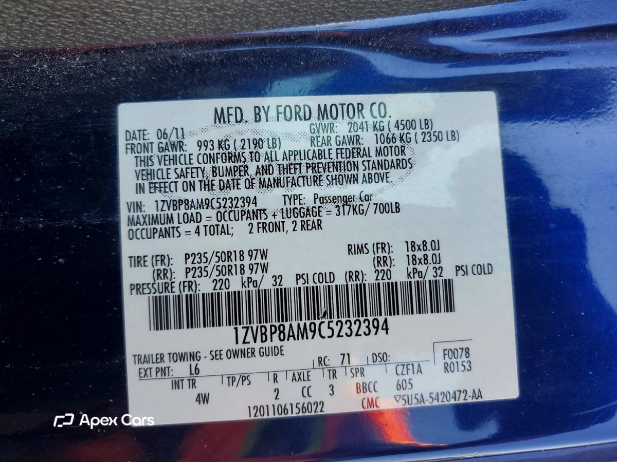 Ford Mustang 2012