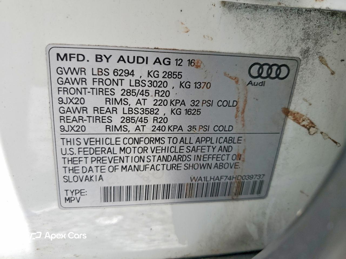 Audi Q7 2017