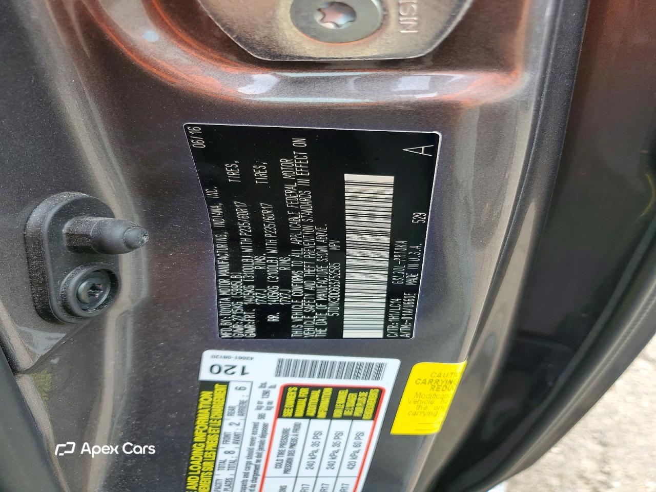 Toyota Sienna 2016