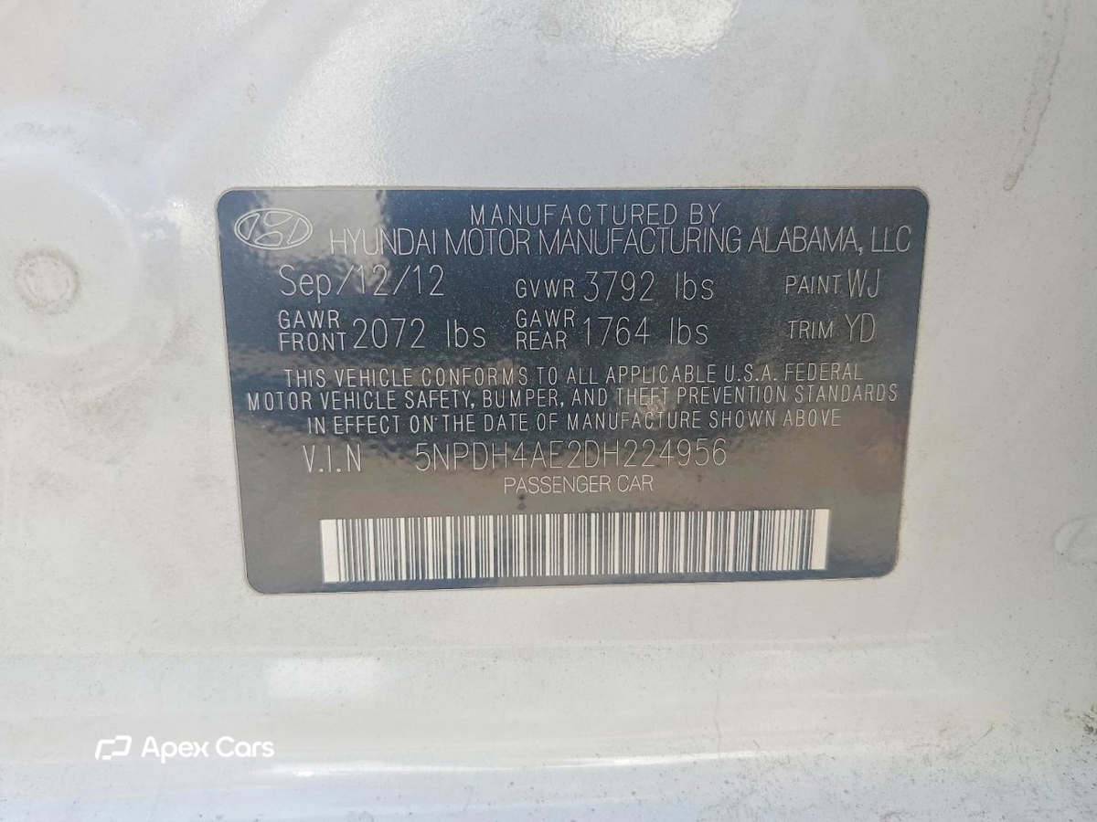 Hyundai Elantra 2013
