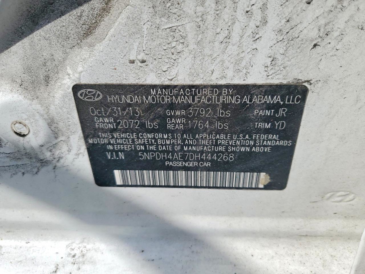 Hyundai Elantra 2013