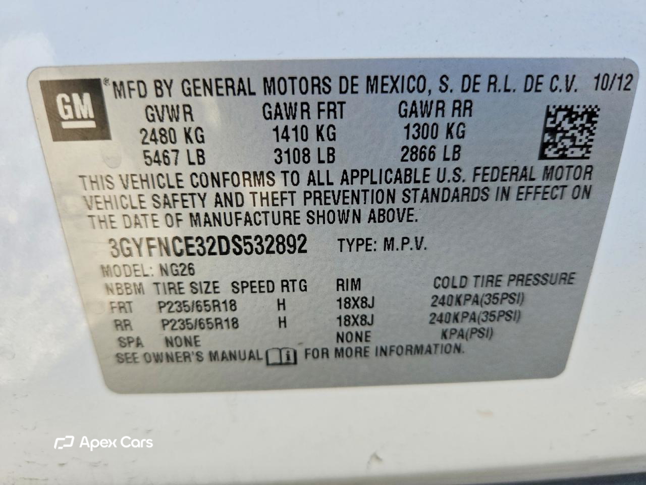 Cadillac SRX 2013