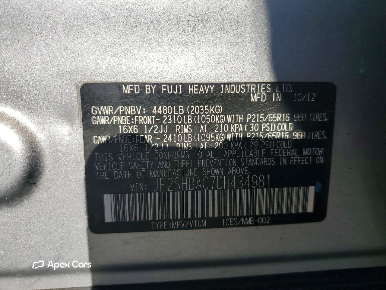 Subaru Forester 2013