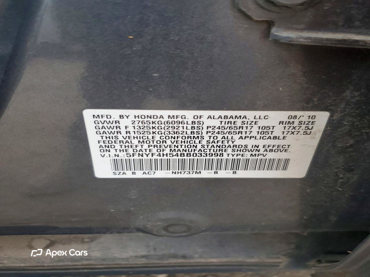 Honda Pilot 2011
