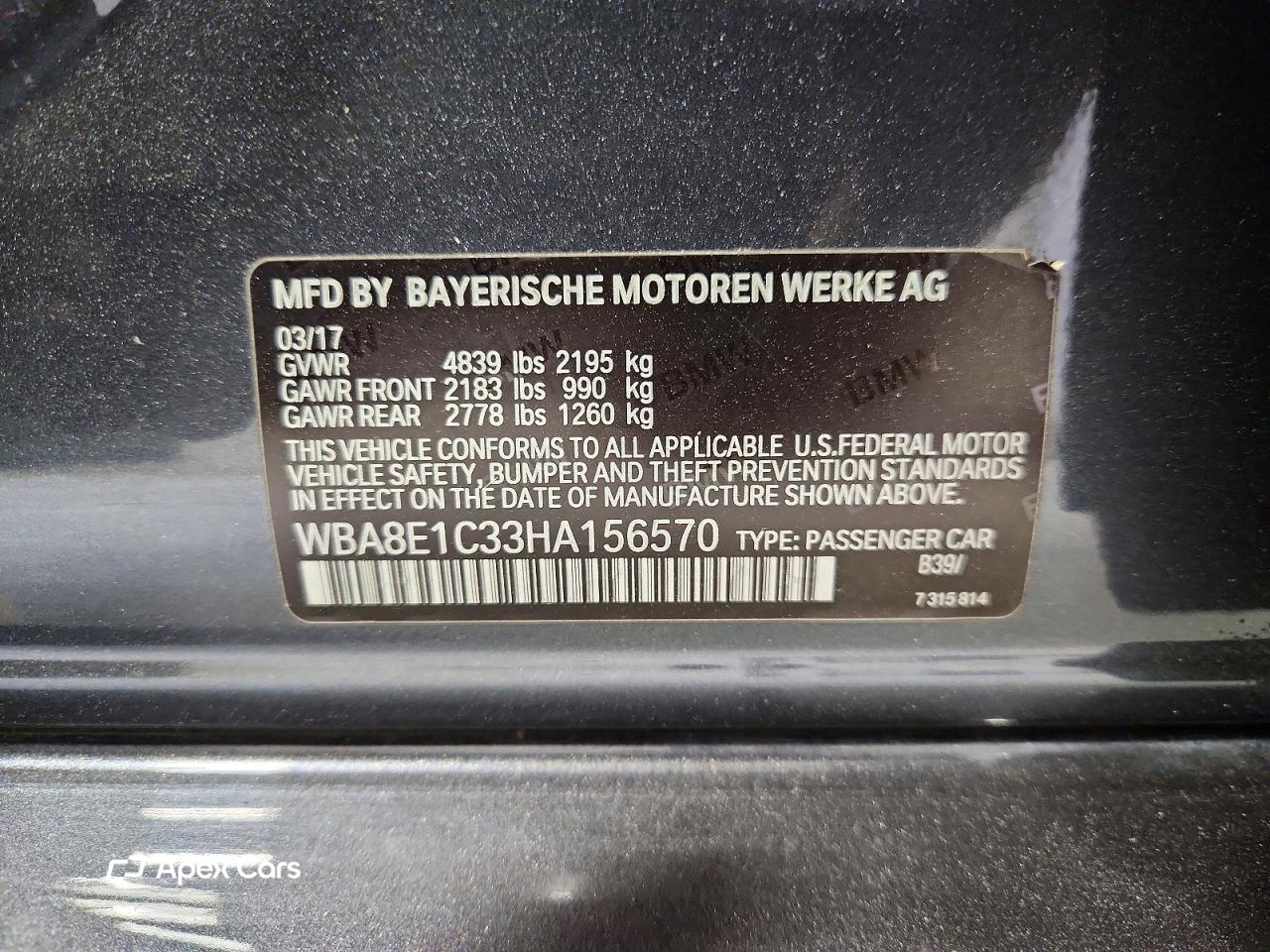 BMW Series 3 2017