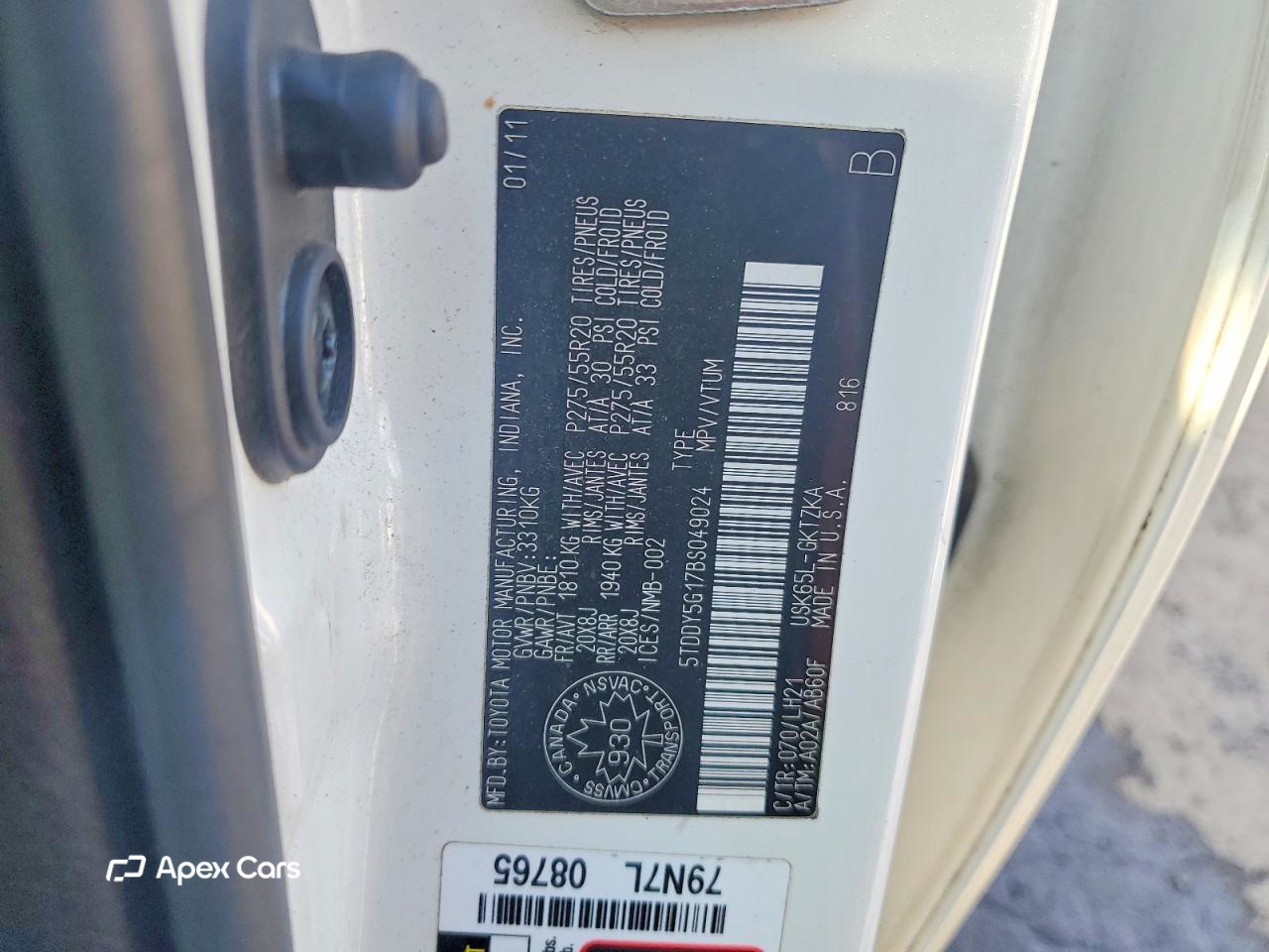 Toyota Sequoia 2011