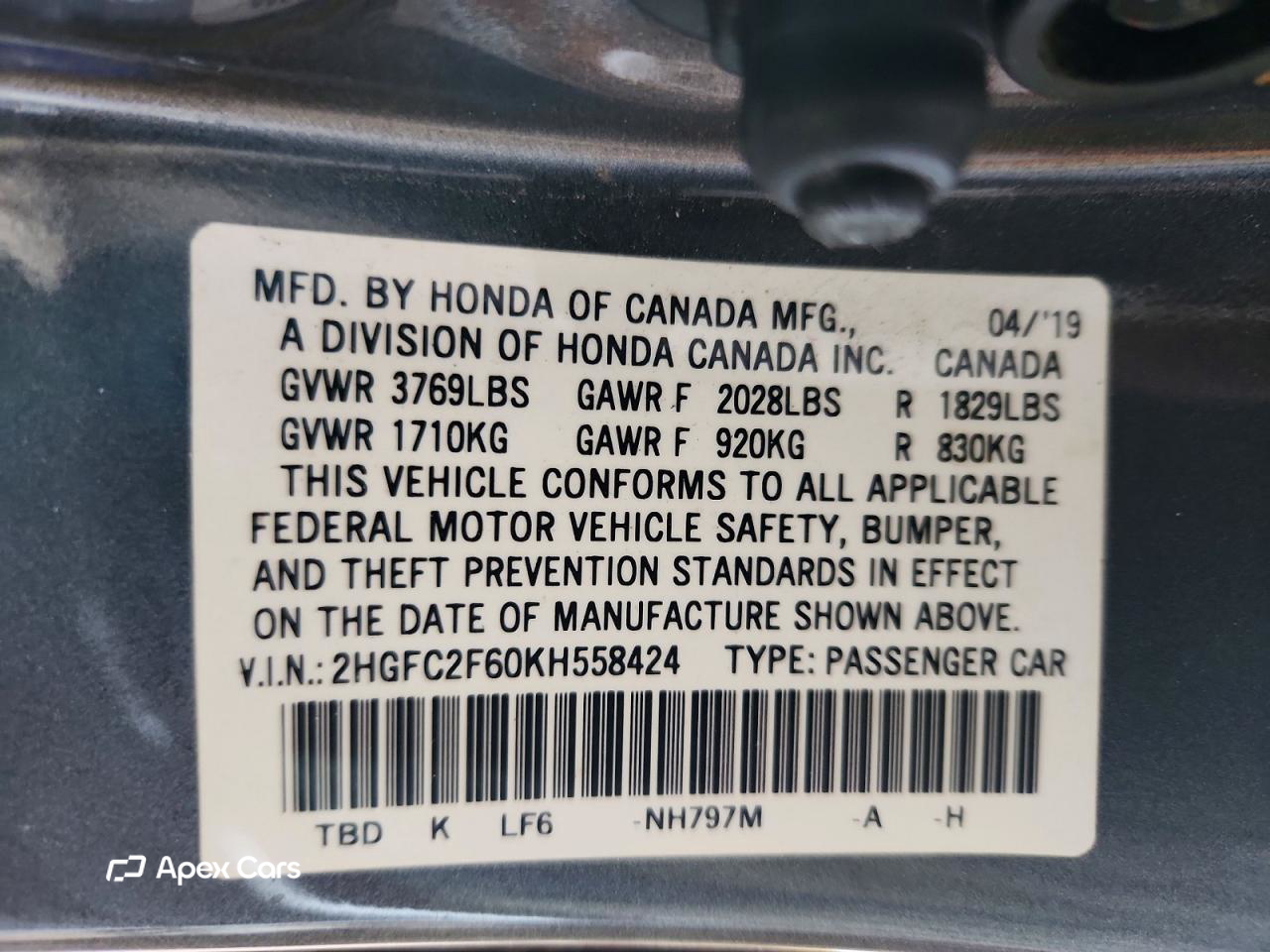 Honda Civic 2019