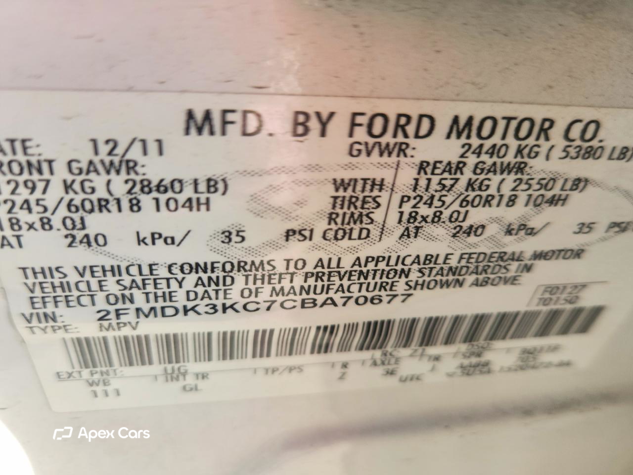 Ford Edge 2012