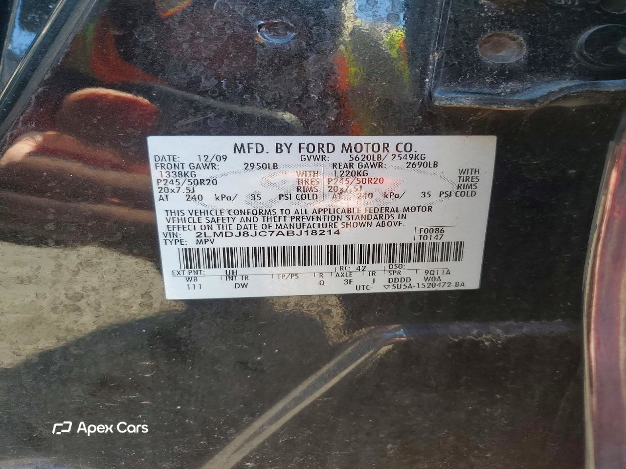 Lincoln MKX 2010