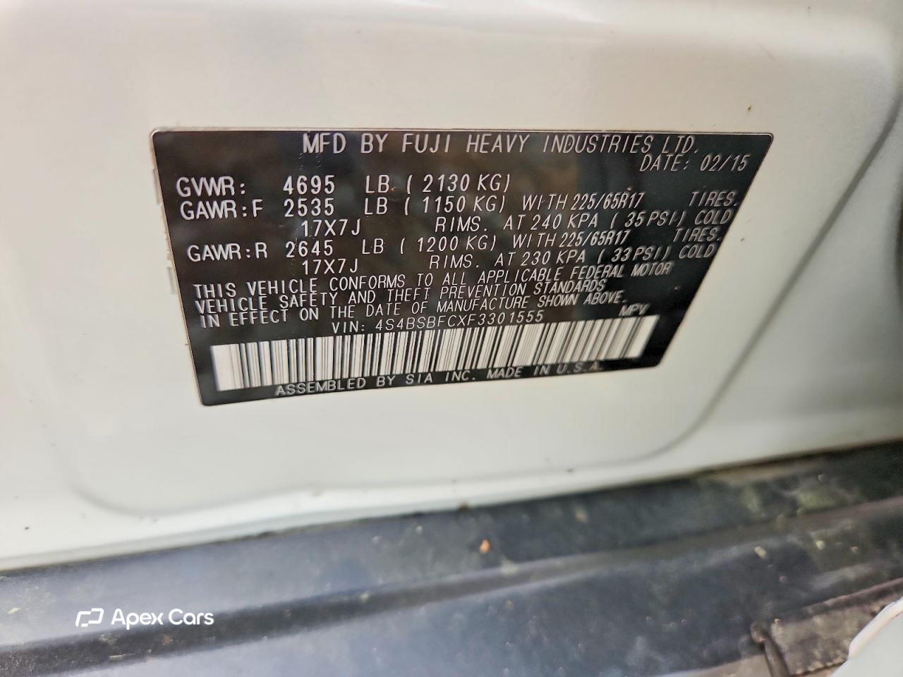 Subaru Outback 2015