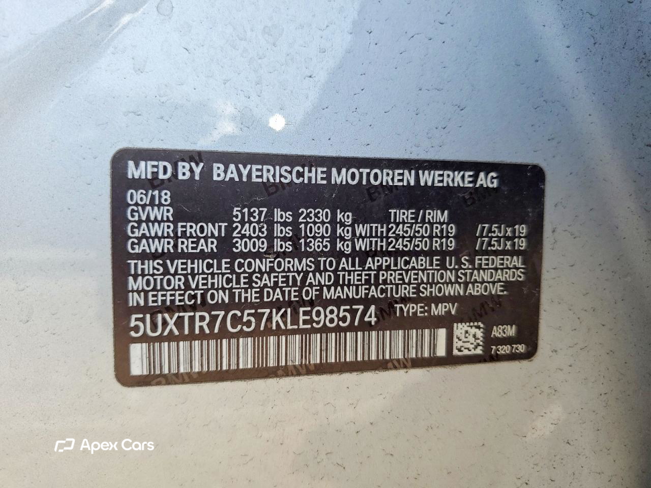 BMW X3 2019