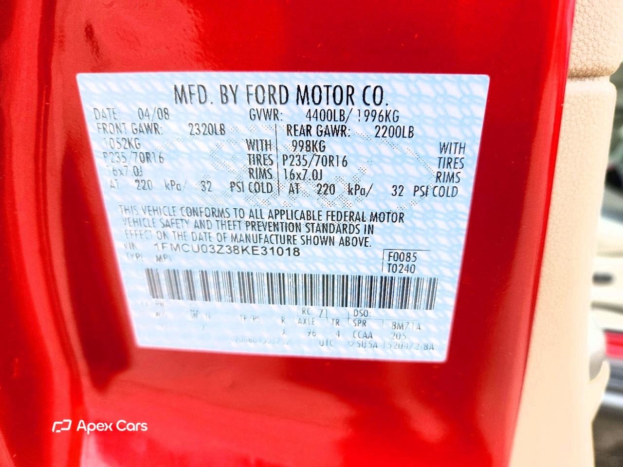 Ford Escape 2008