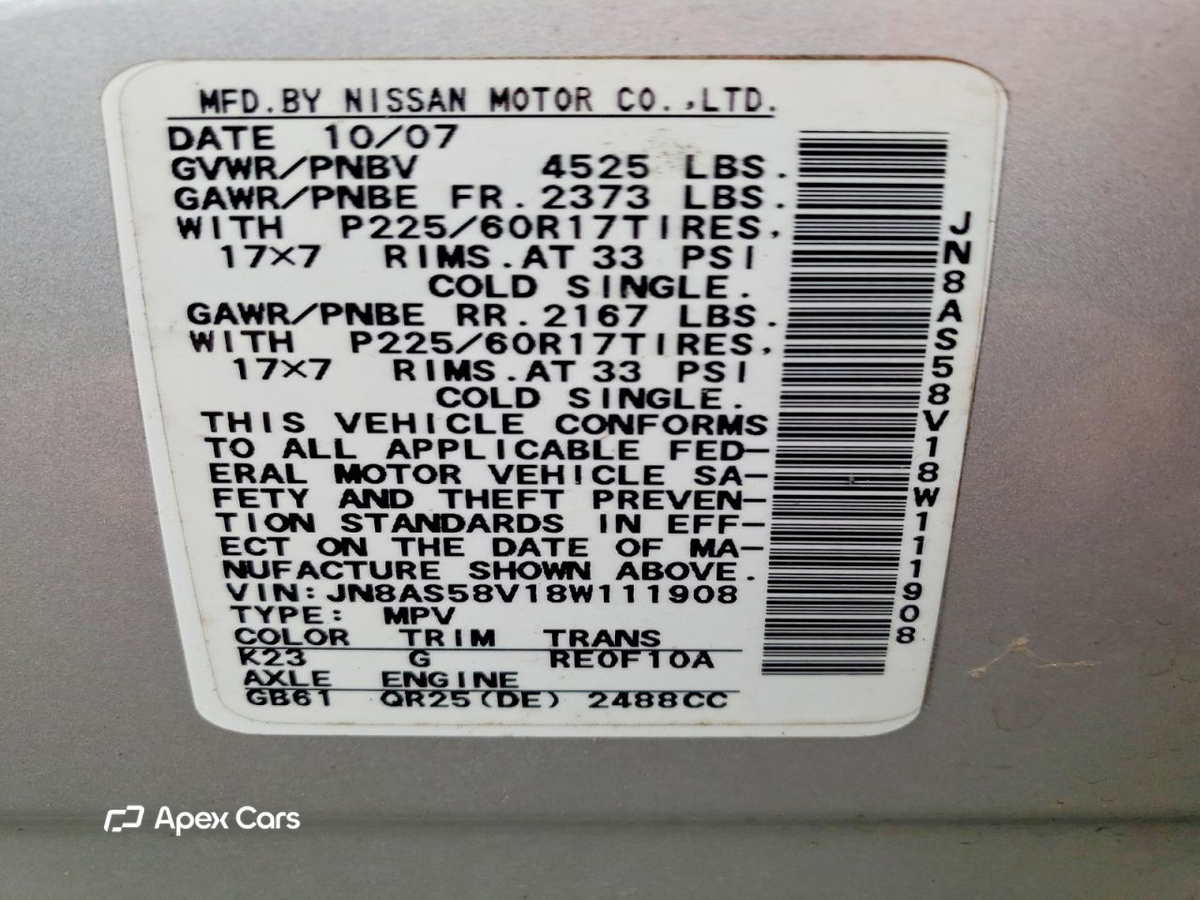 Nissan Rogue 2008