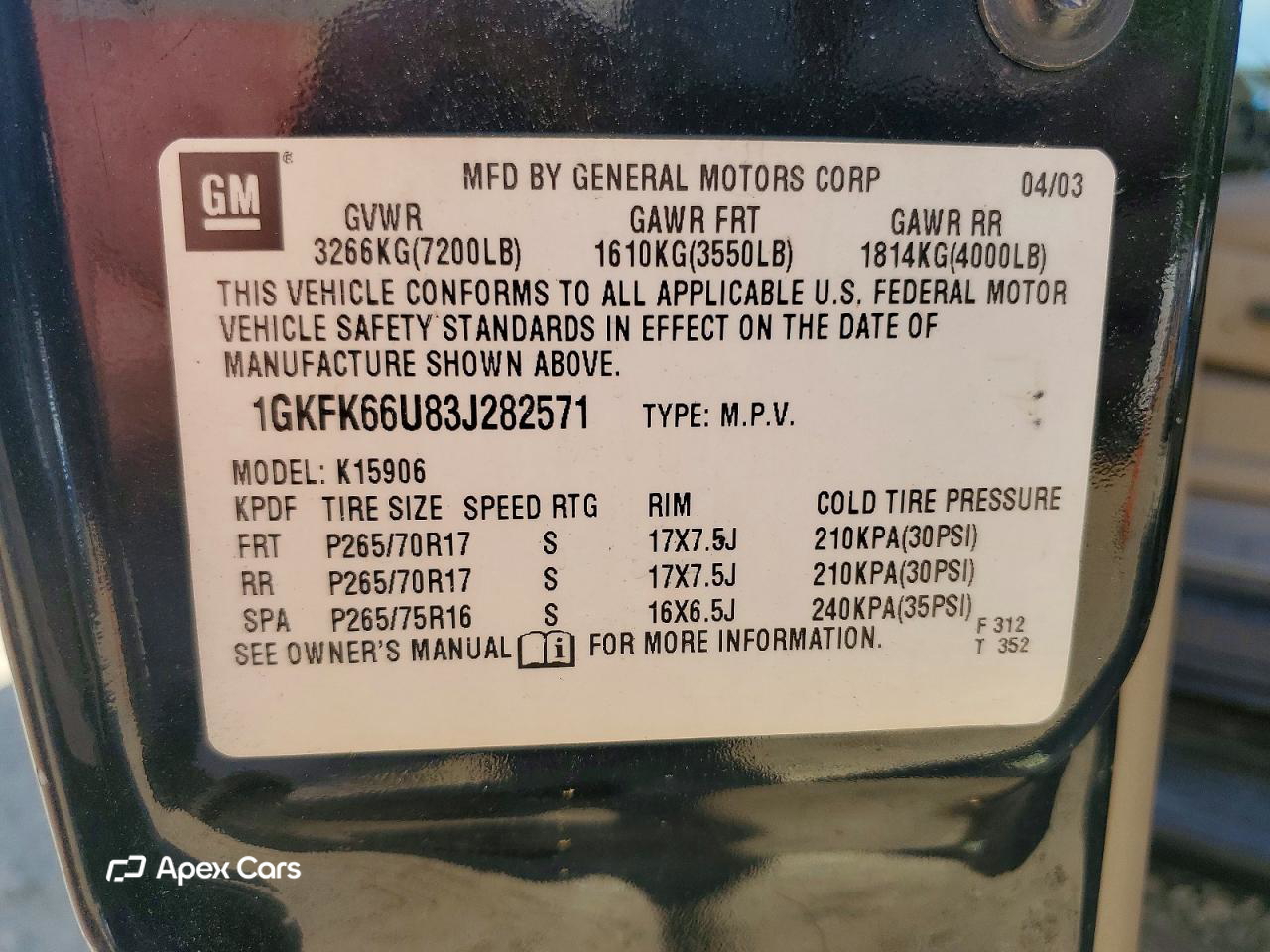 GMC Yukon 2003