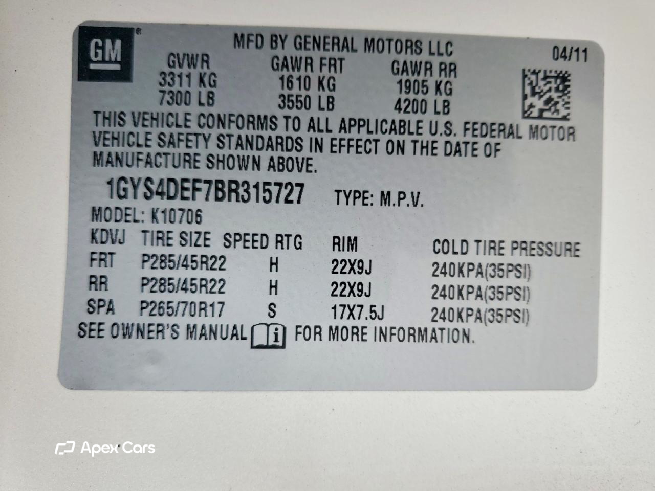 Cadillac Escalade 2011