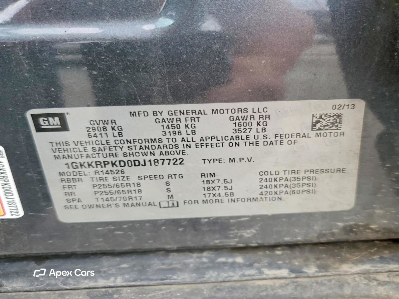 GMC Acadia 2013