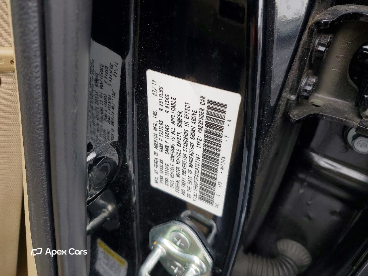 Honda Accord 2012