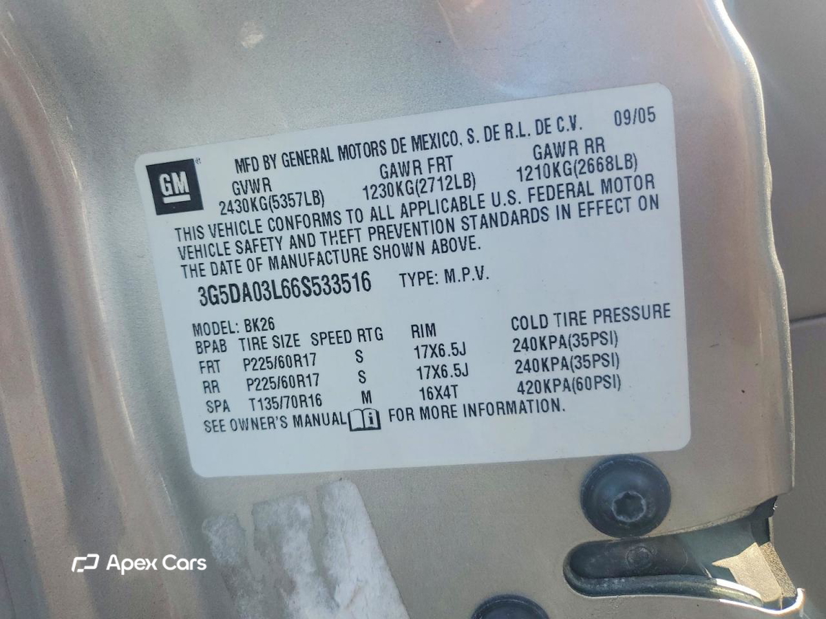 Buick Rendezvous 2006