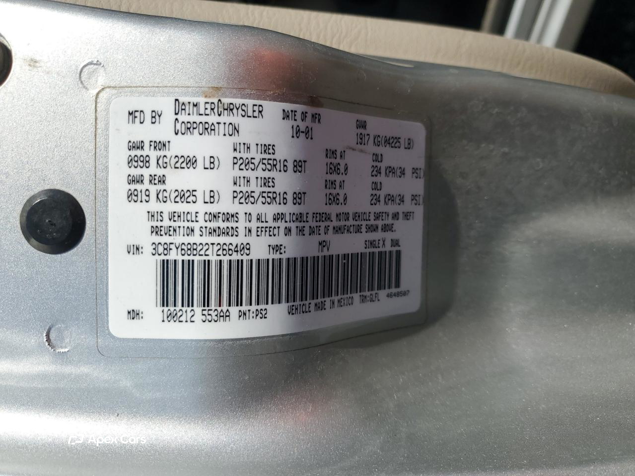 Chrysler PT Cruiser 2002