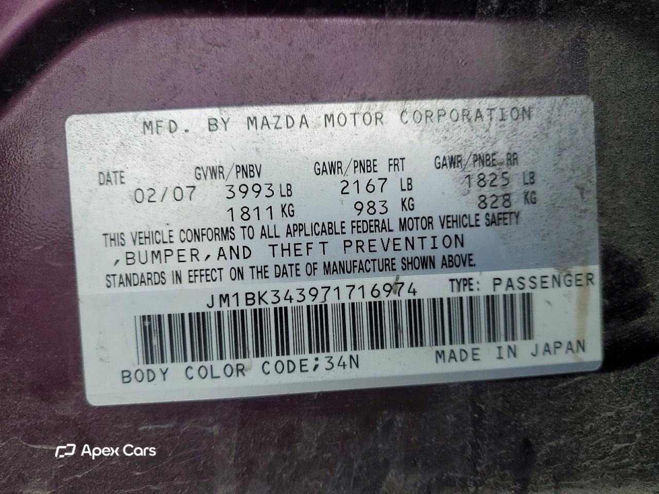 Mazda 3 2007