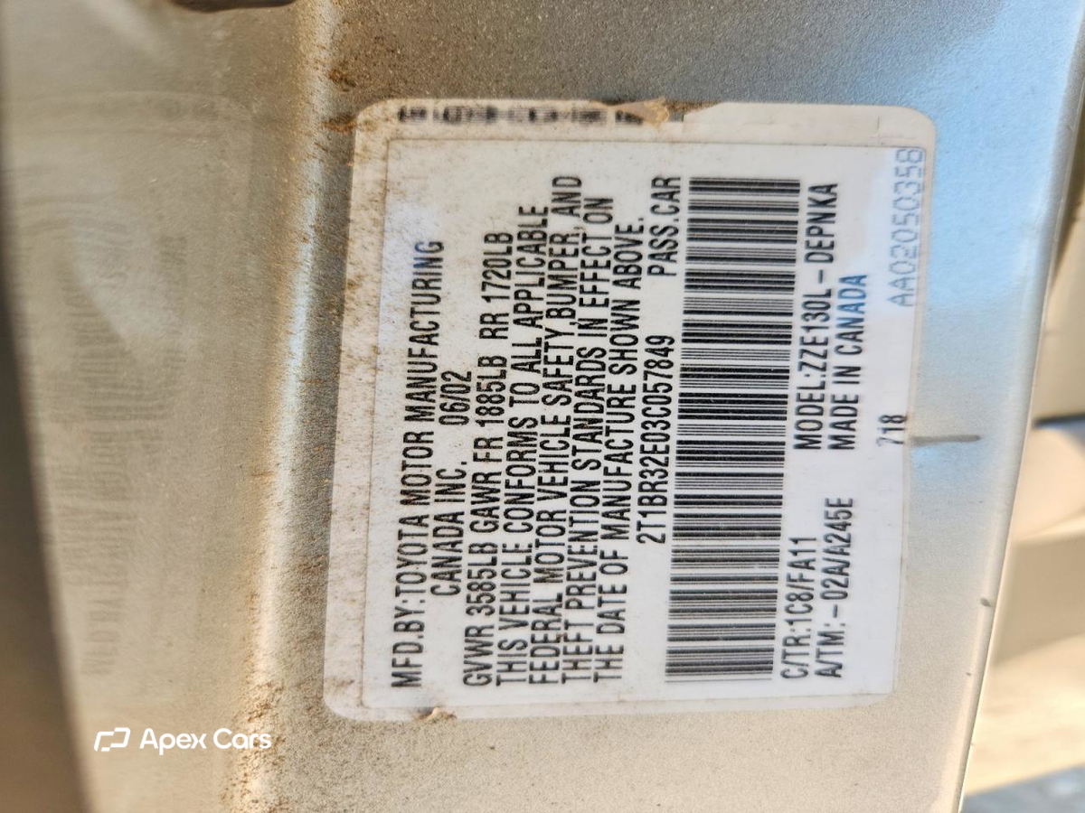 Toyota Corolla 2003