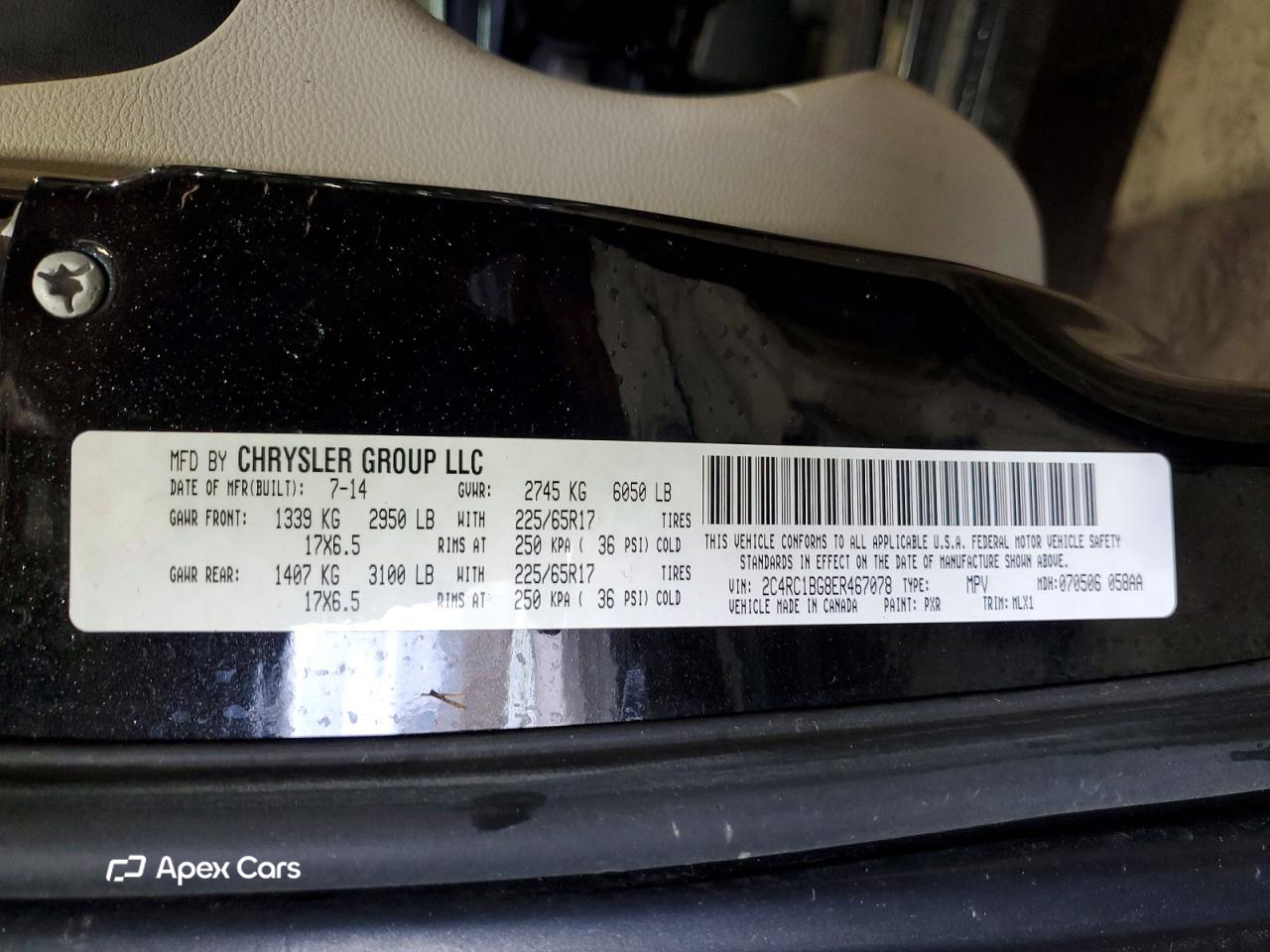 Chrysler Voyager 2014