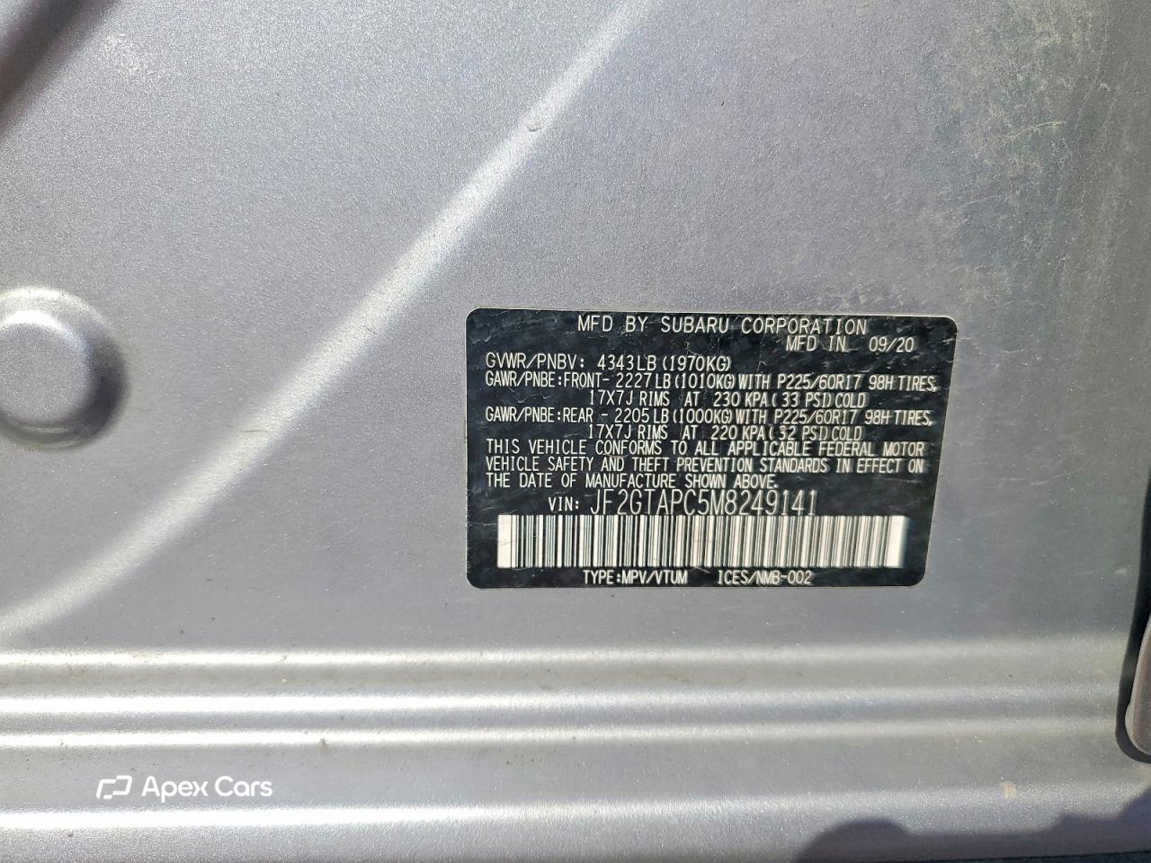 Subaru XV 2021