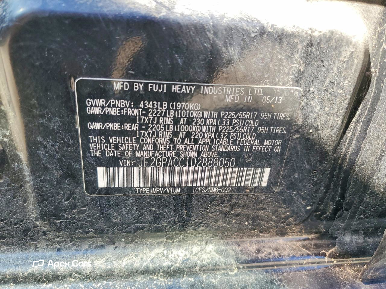 Subaru XV 2013