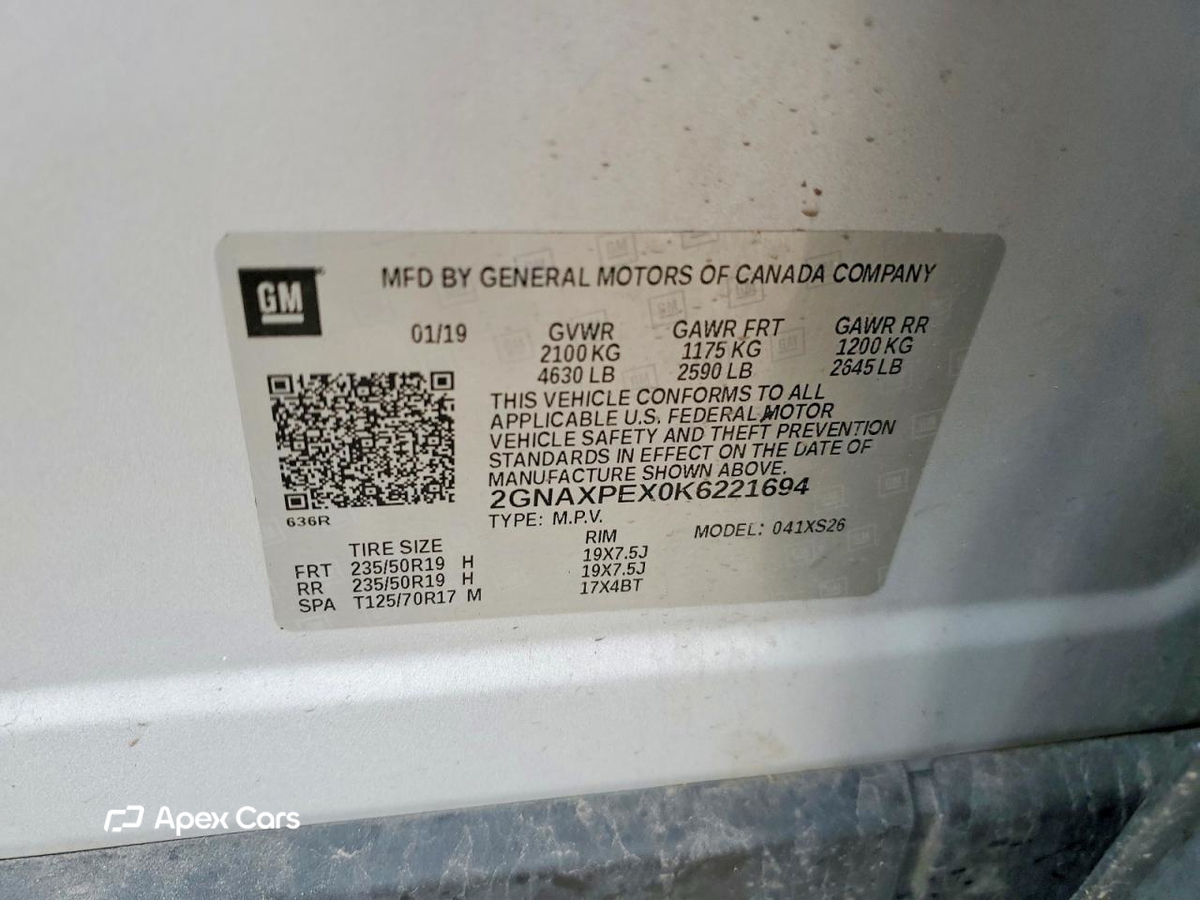 Chevrolet Equinox 2019