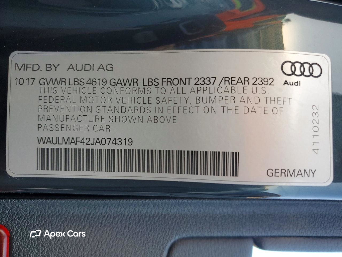 Audi A4 2018