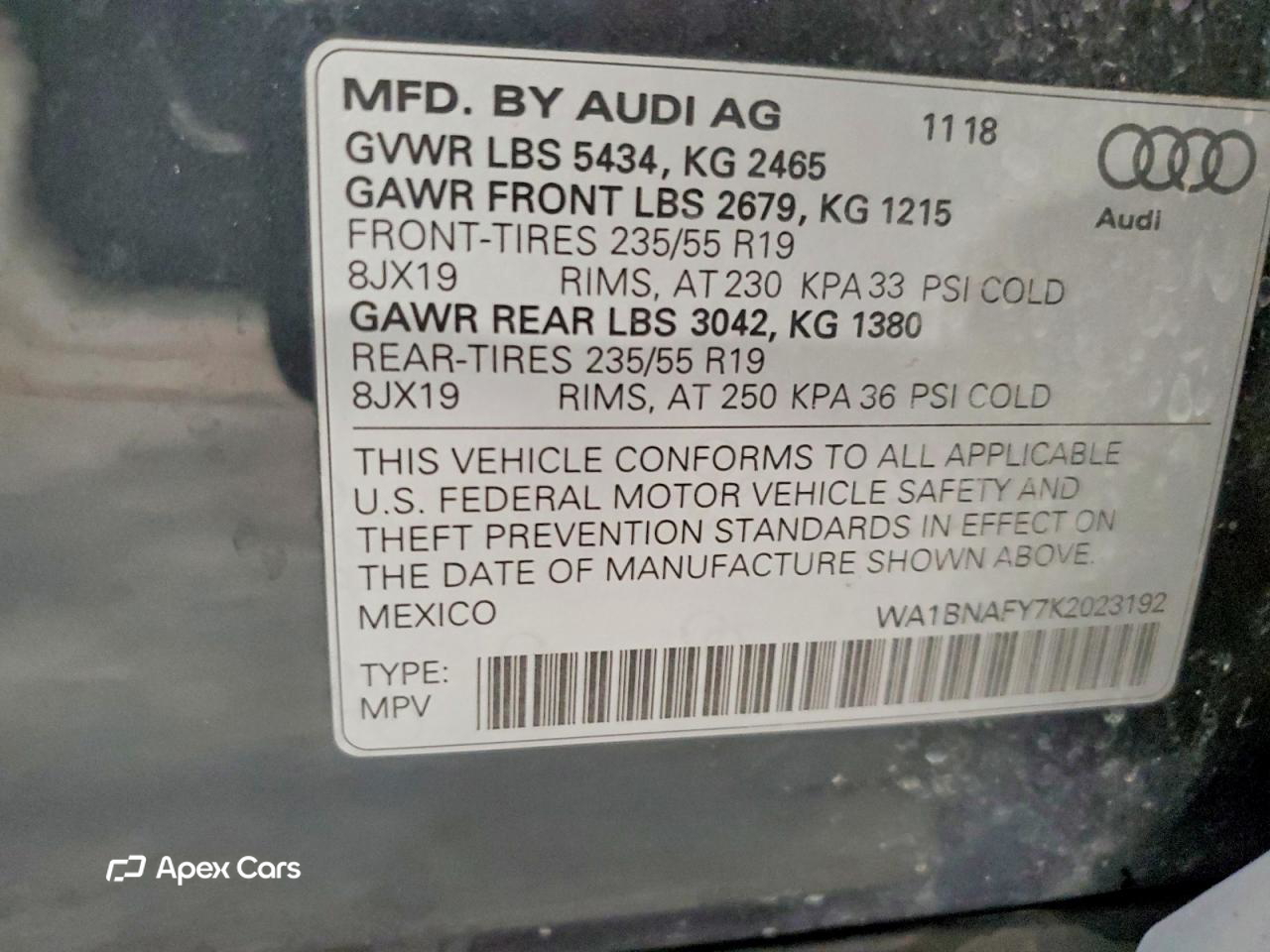 Audi Q5 2019