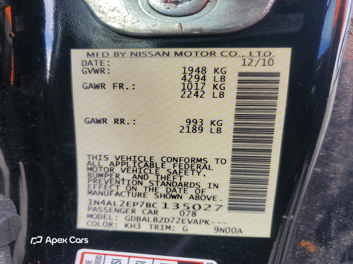 Nissan Altima 2011
