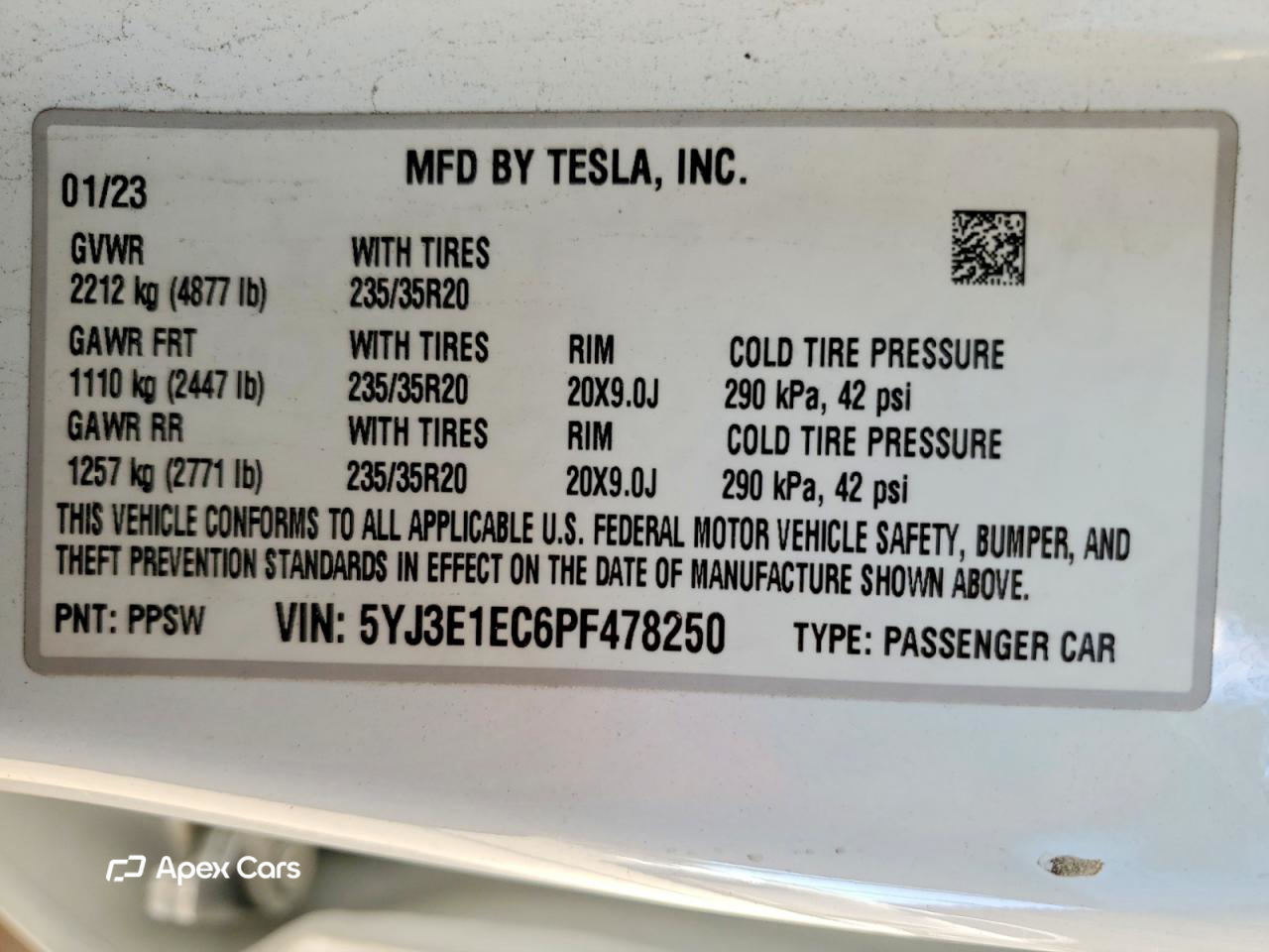 Tesla Model 3 2023