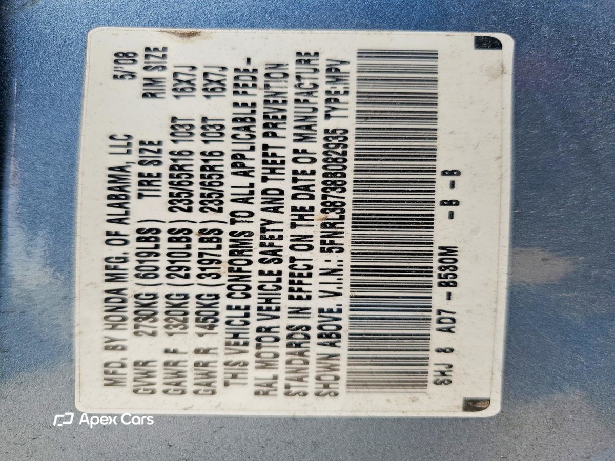 Honda Odyssey 2008
