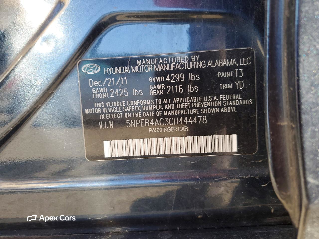 Hyundai Sonata 2012