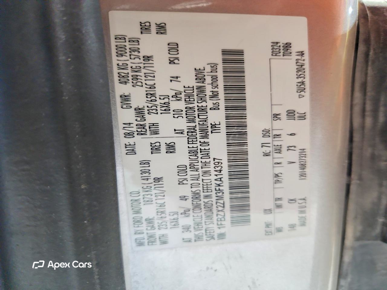 Ford Transit 2015