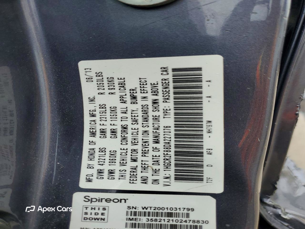 Honda Accord 2013