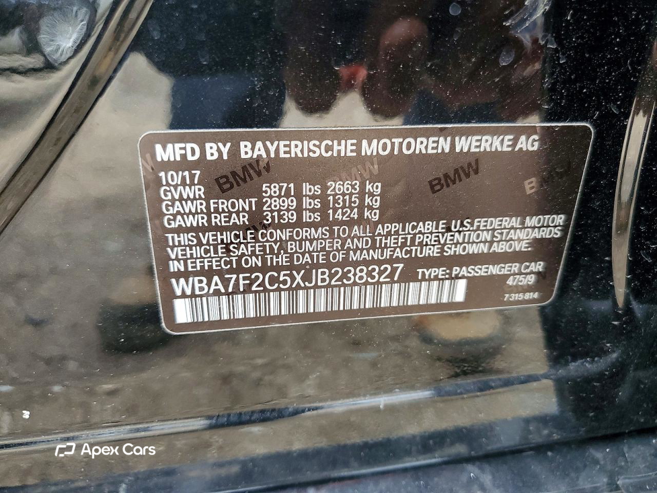BMW Series 7 2018