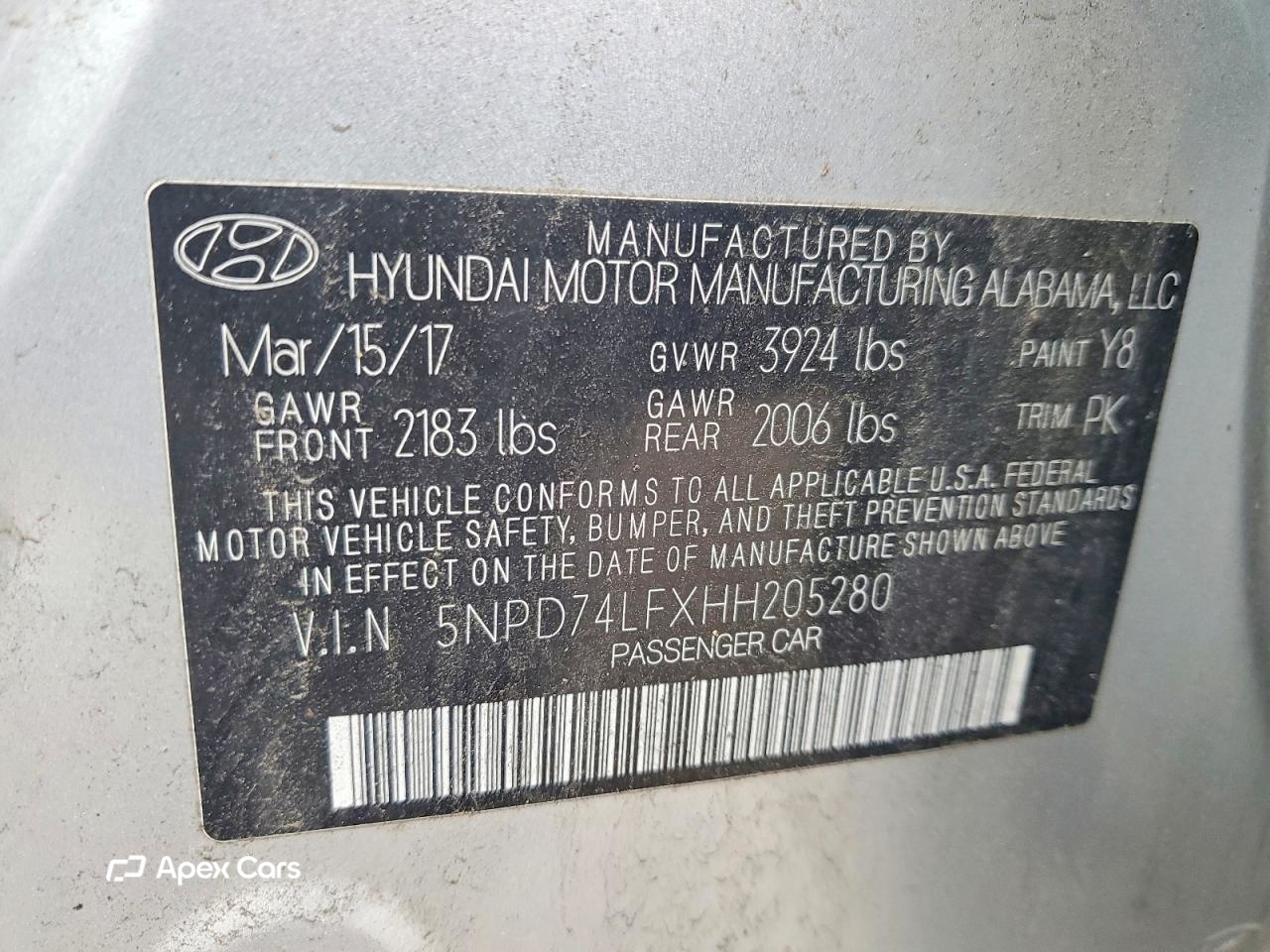 Hyundai Elantra 2017