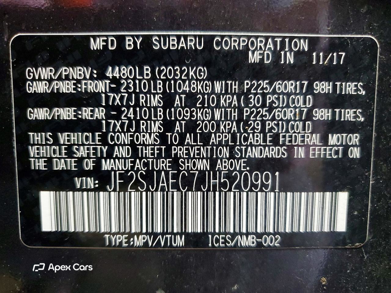 Subaru Forester 2018