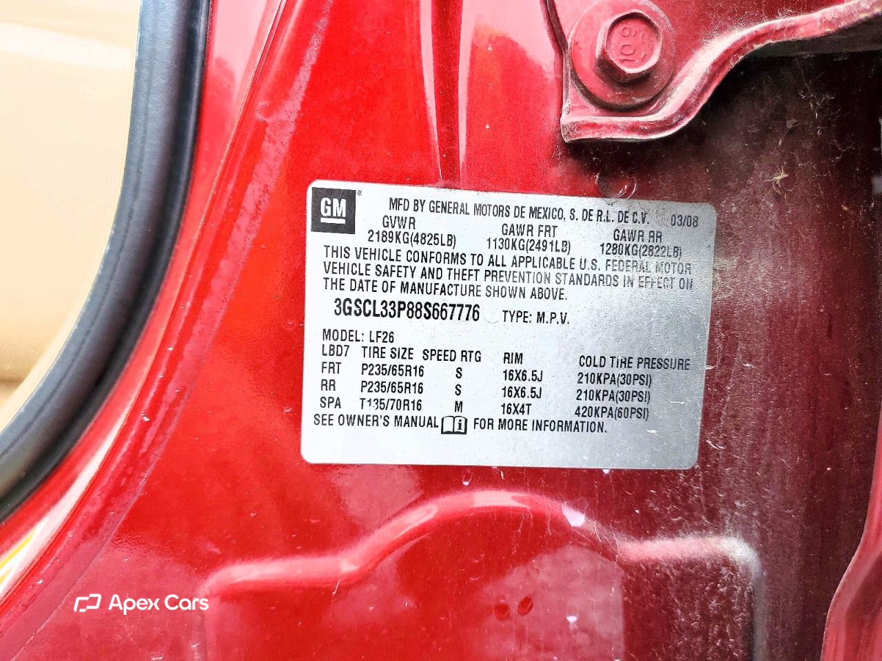 Saturn VUE 2008